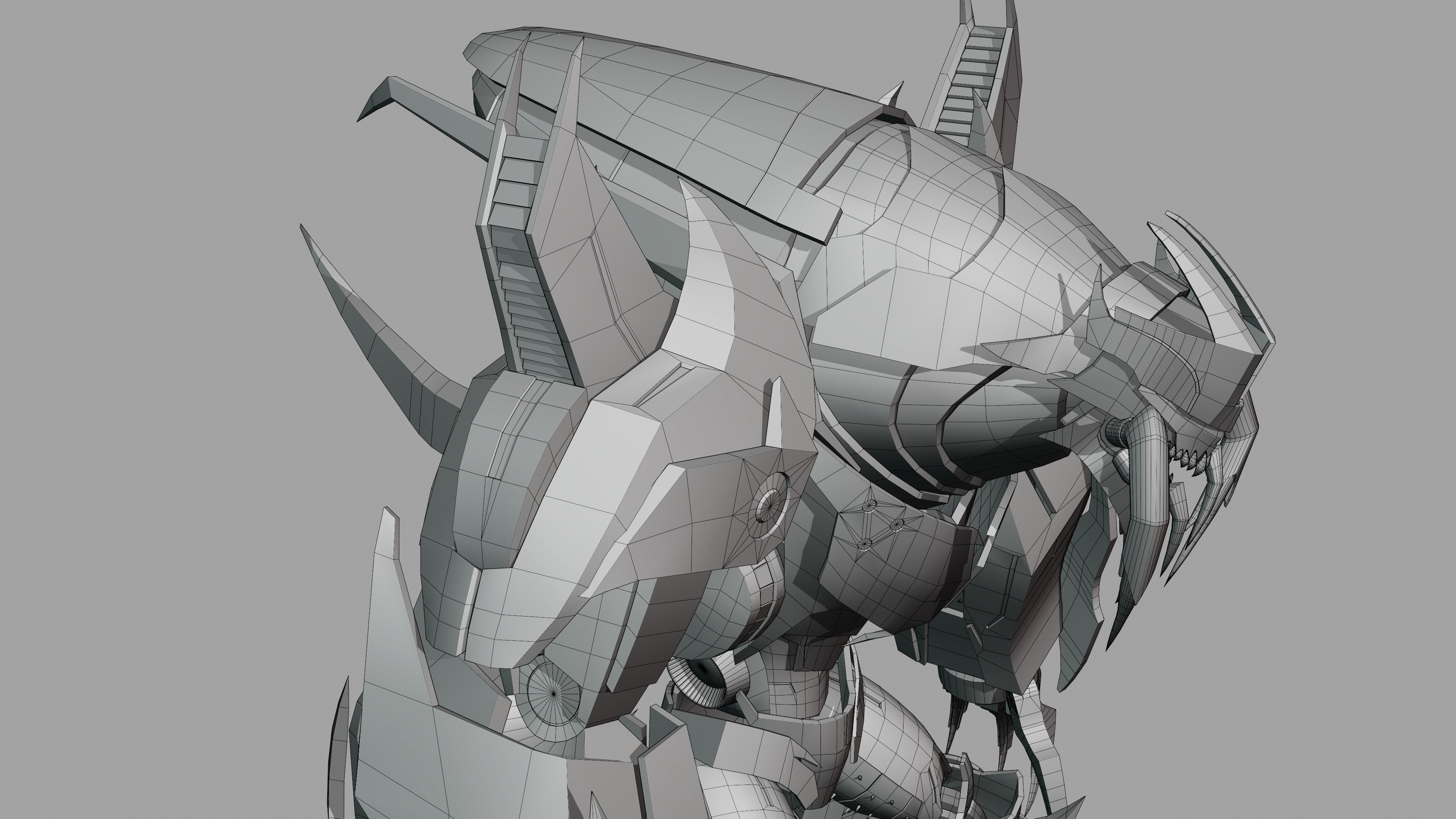 Insecticon Transformers Prime Character Rig Low-poly 3D model_14