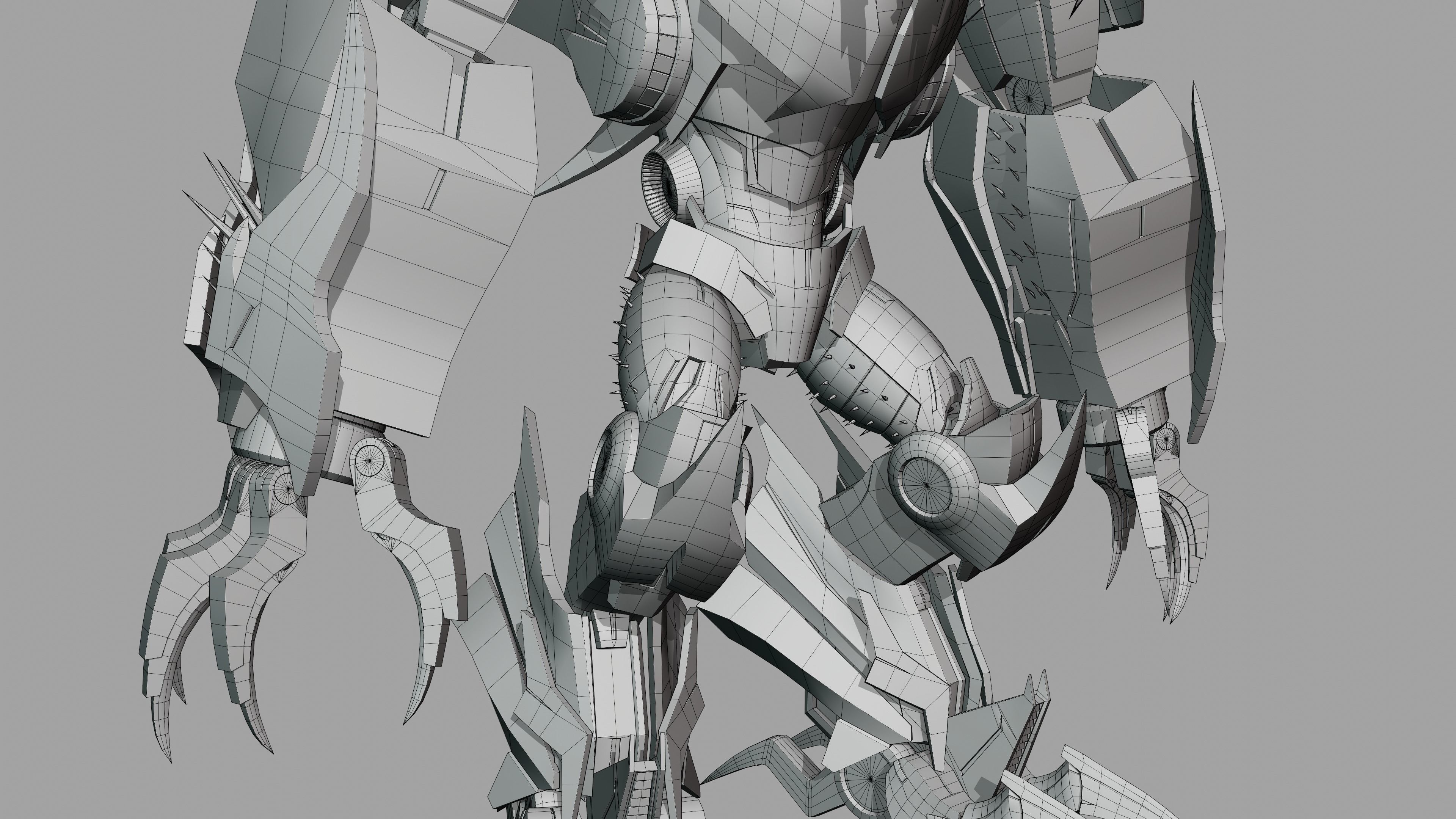 Insecticon Transformers Prime Character Rig Low-poly 3D model_19