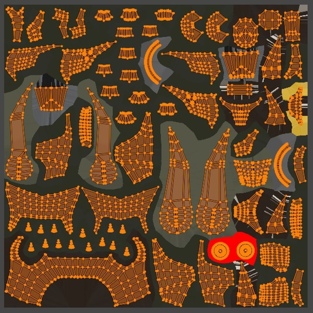 Insecticon Transformers Prime Character Rig Low-poly 3D model_21