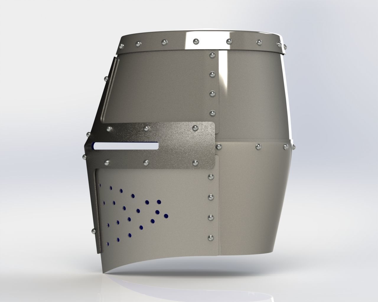 WG 7003 - Topfhelm von Dargen 3D print model_2