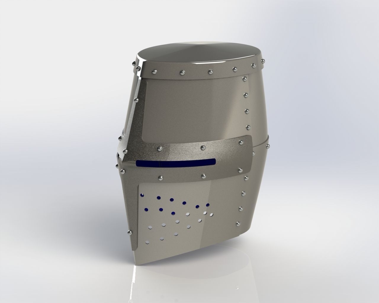 WG 7003 - Topfhelm von Dargen 3D print model_1