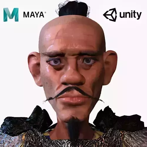 Samurai High quality character full Rigged and Animated