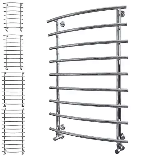Mario Mario chrome heated towel rail