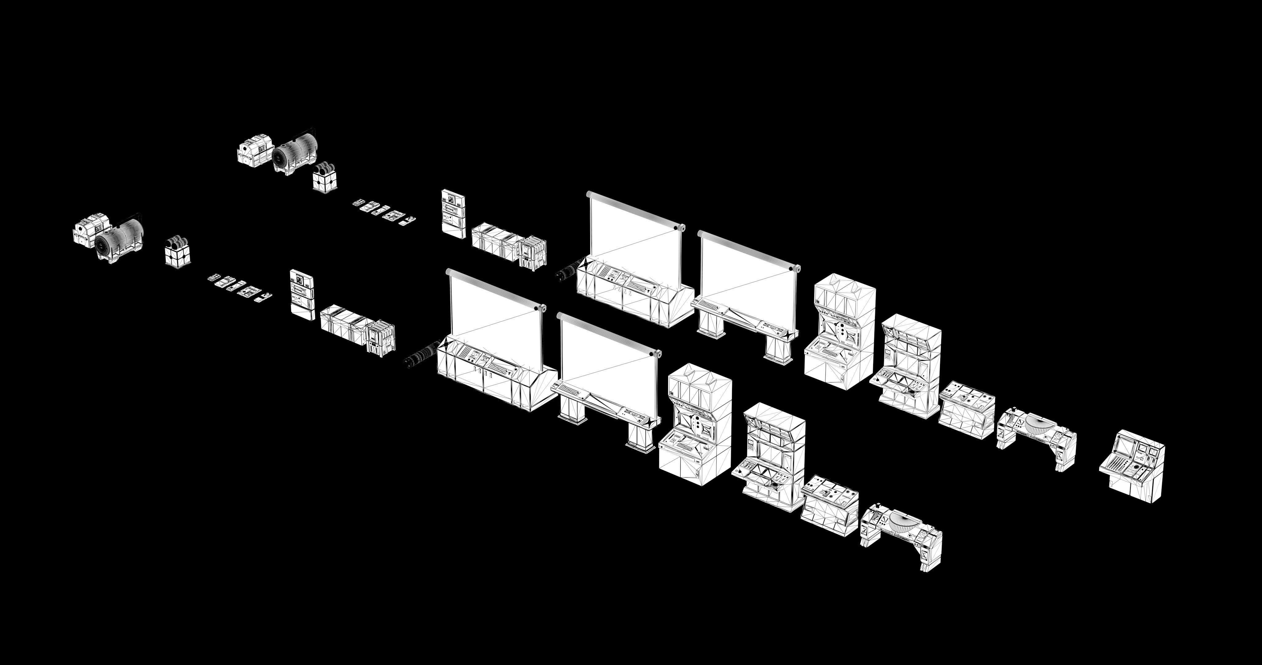 3D model star wars computer kitbash VR / AR / low-poly | CGTrader