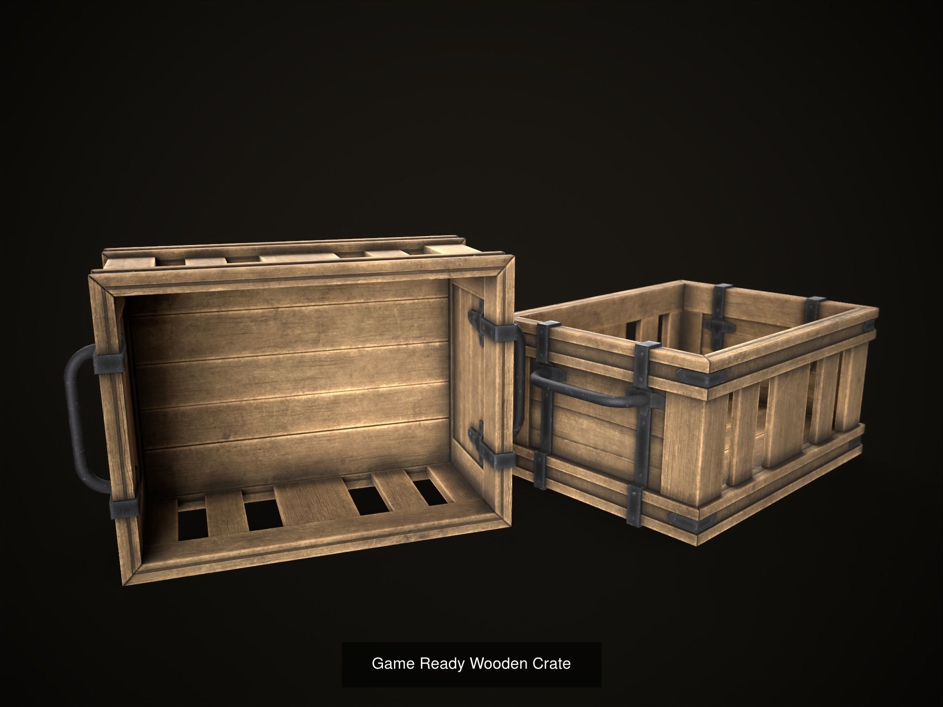 Assorted Boxes and Crates 3D Model Collection_10
