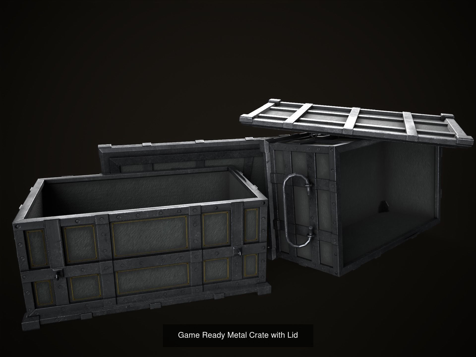 Assorted Boxes and Crates 3D Model Collection_7