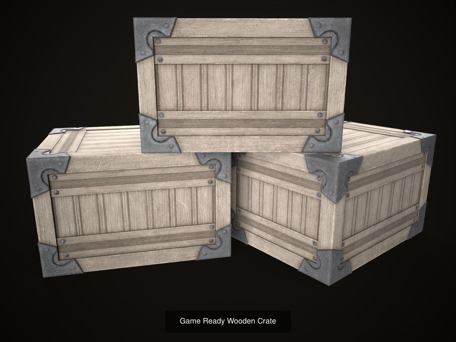 Assorted Boxes and Crates 3D Model Collection_8
