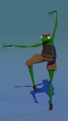 Mr Frembo Stallone Low-poly 3D model