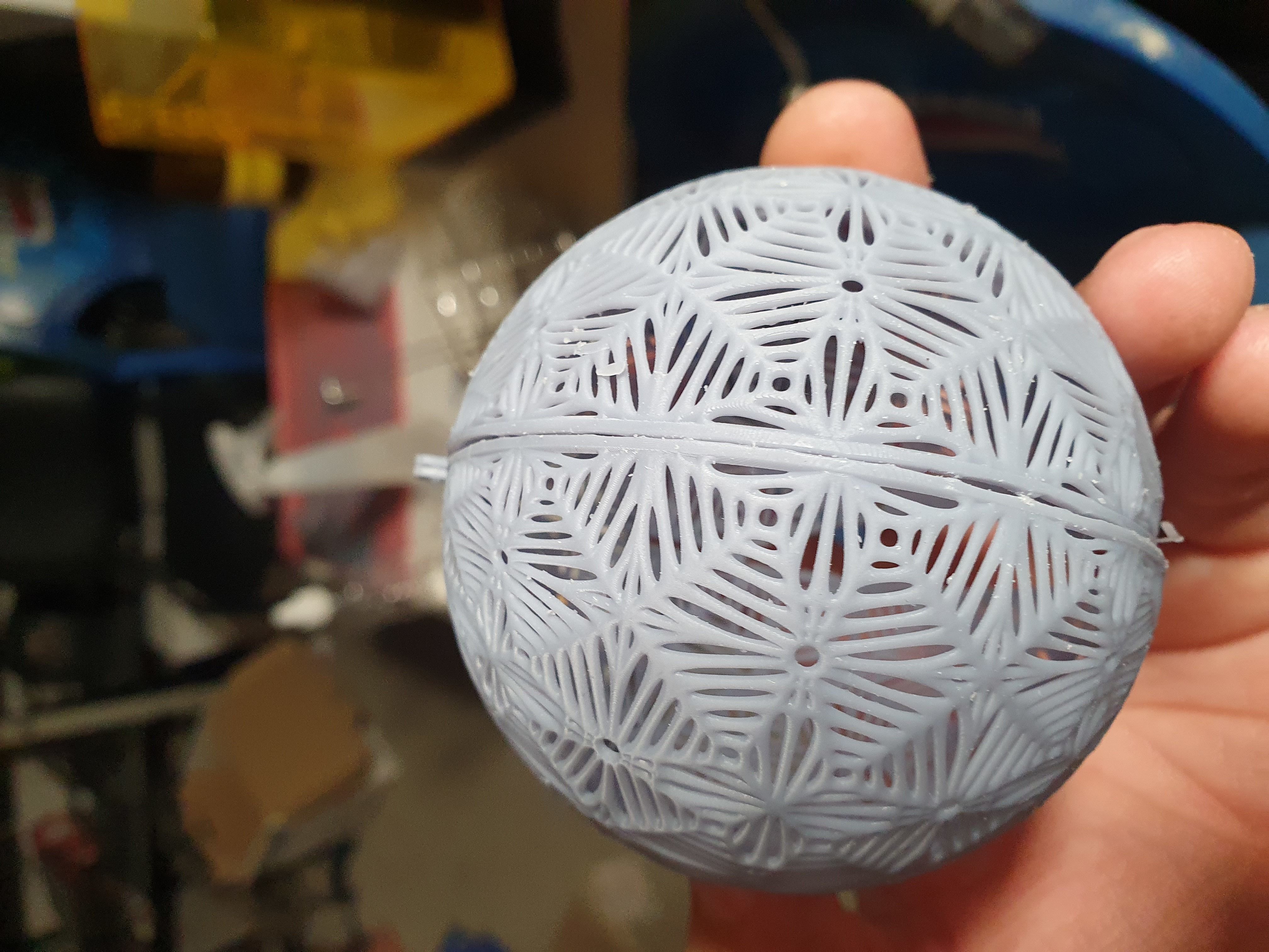 CHRISTMAS TREE BALL ORNAMENT  3D print model_6