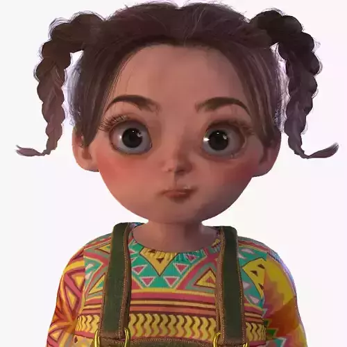   High quality character full Rigged and Animated Maya 