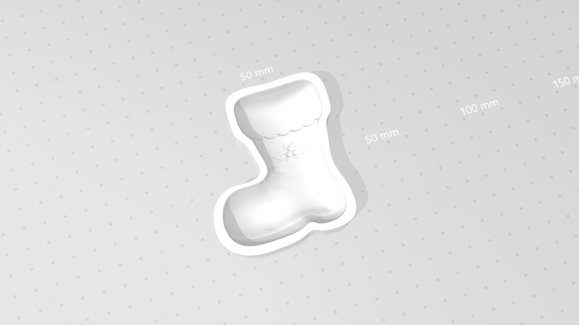 Christmas Boots - Molding Arrangement EVA Foam Craft 3D print model_18