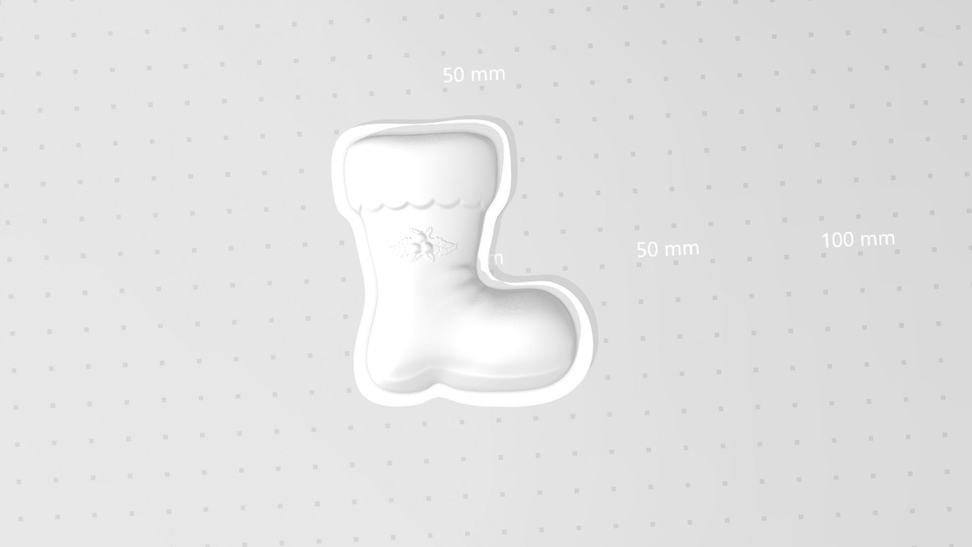 Christmas Boots - Molding Arrangement EVA Foam Craft 3D print model_13