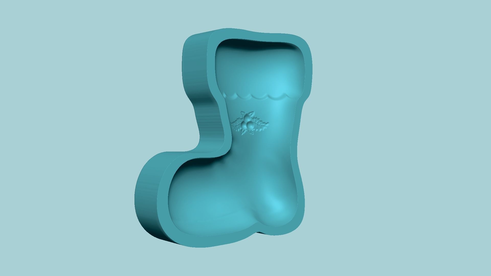 Christmas Boots - Molding Arrangement EVA Foam Craft 3D print model_12