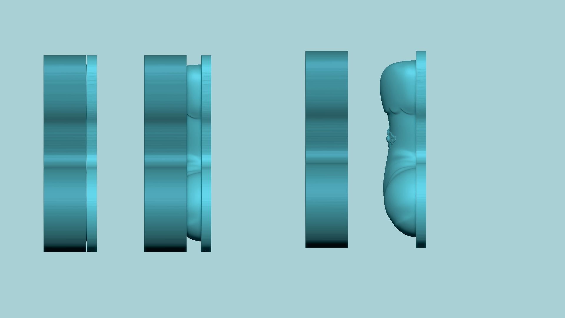Christmas Boots - Molding Arrangement EVA Foam Craft 3D print model_8
