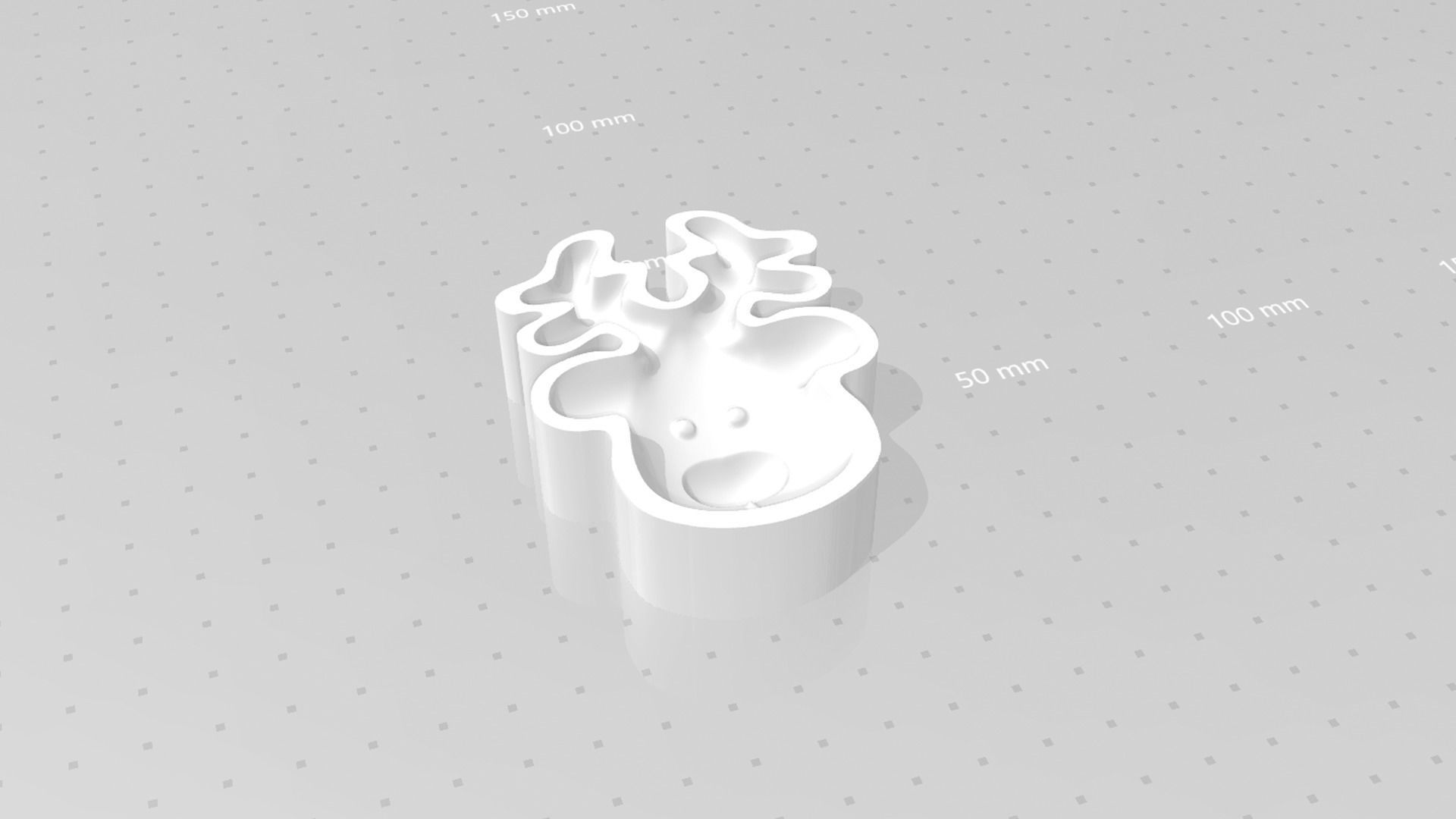 Christmas Reindeer Face - Molding Arrangement EVA Foam Craft 3D print model_18