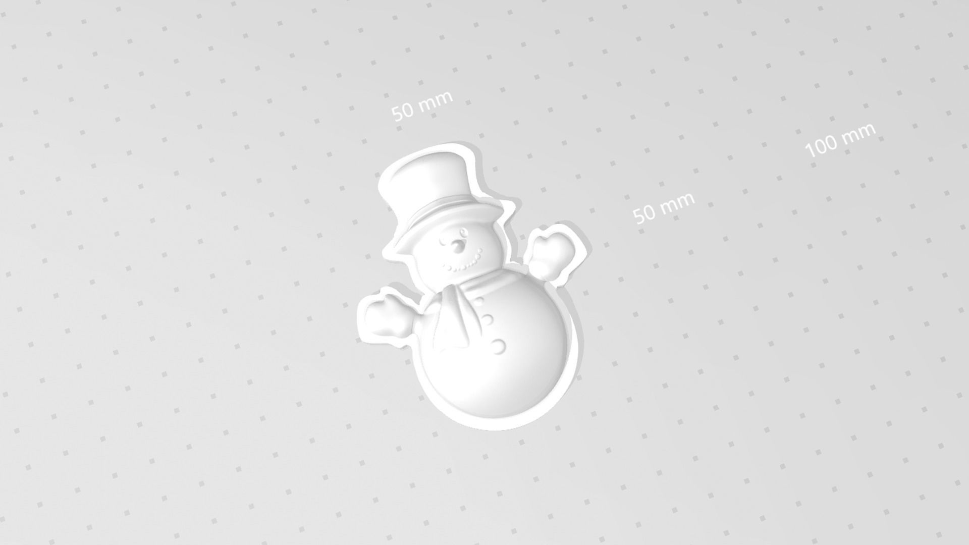 Christmas Snowman - Molding Arrangement EVA Foam Craft 3D print model_13