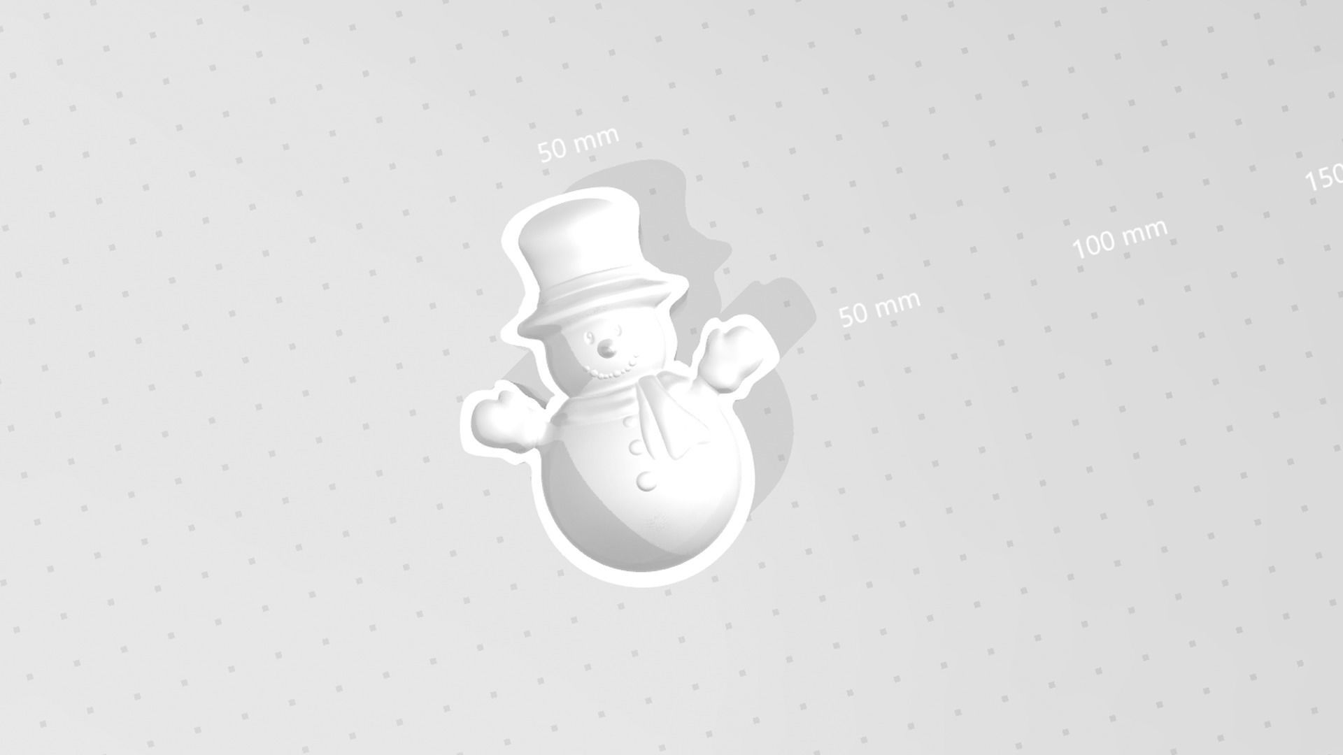 Christmas Snowman - Molding Arrangement EVA Foam Craft 3D print model_16