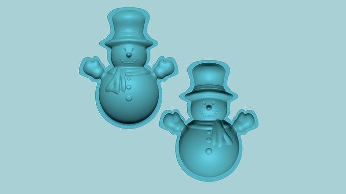 Christmas Snowman - Molding Arrangement EVA Foam Craft 3D print model