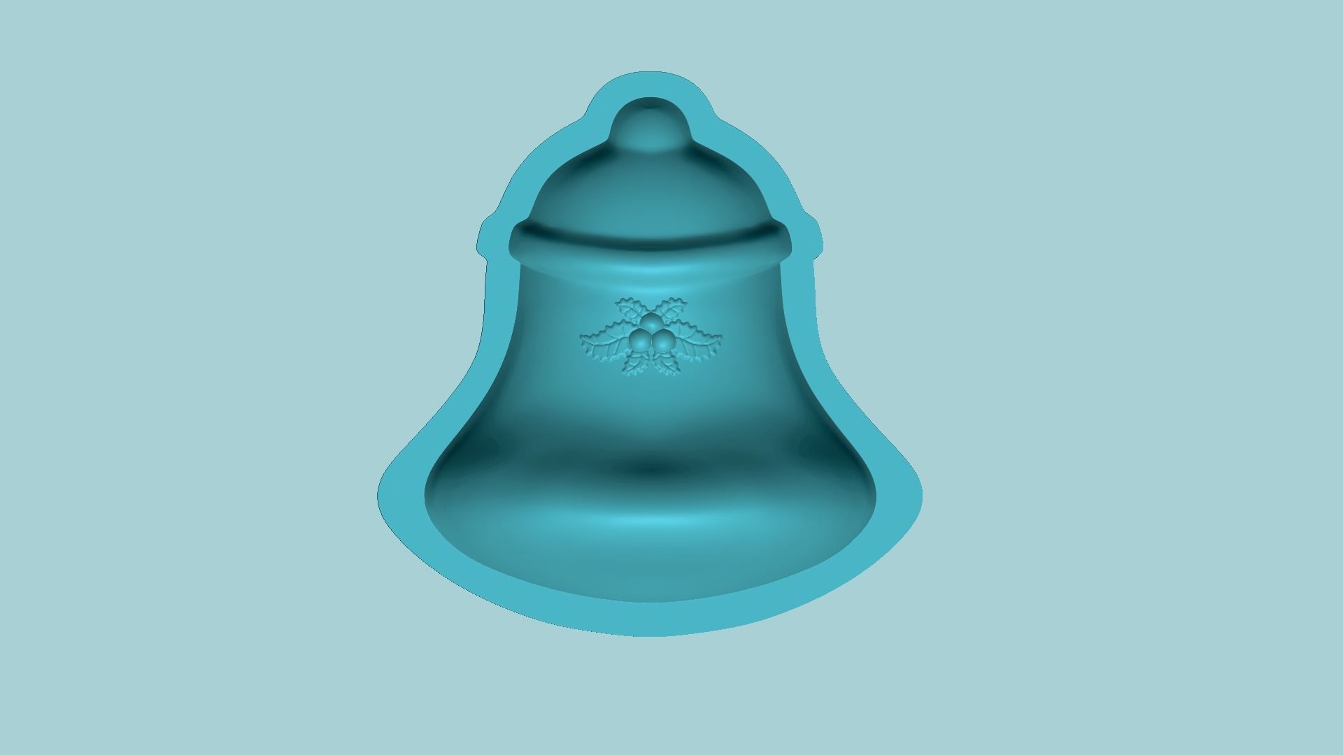 Christmas Bell - Molding Arrangement EVA Foam Craft 3D print model_6