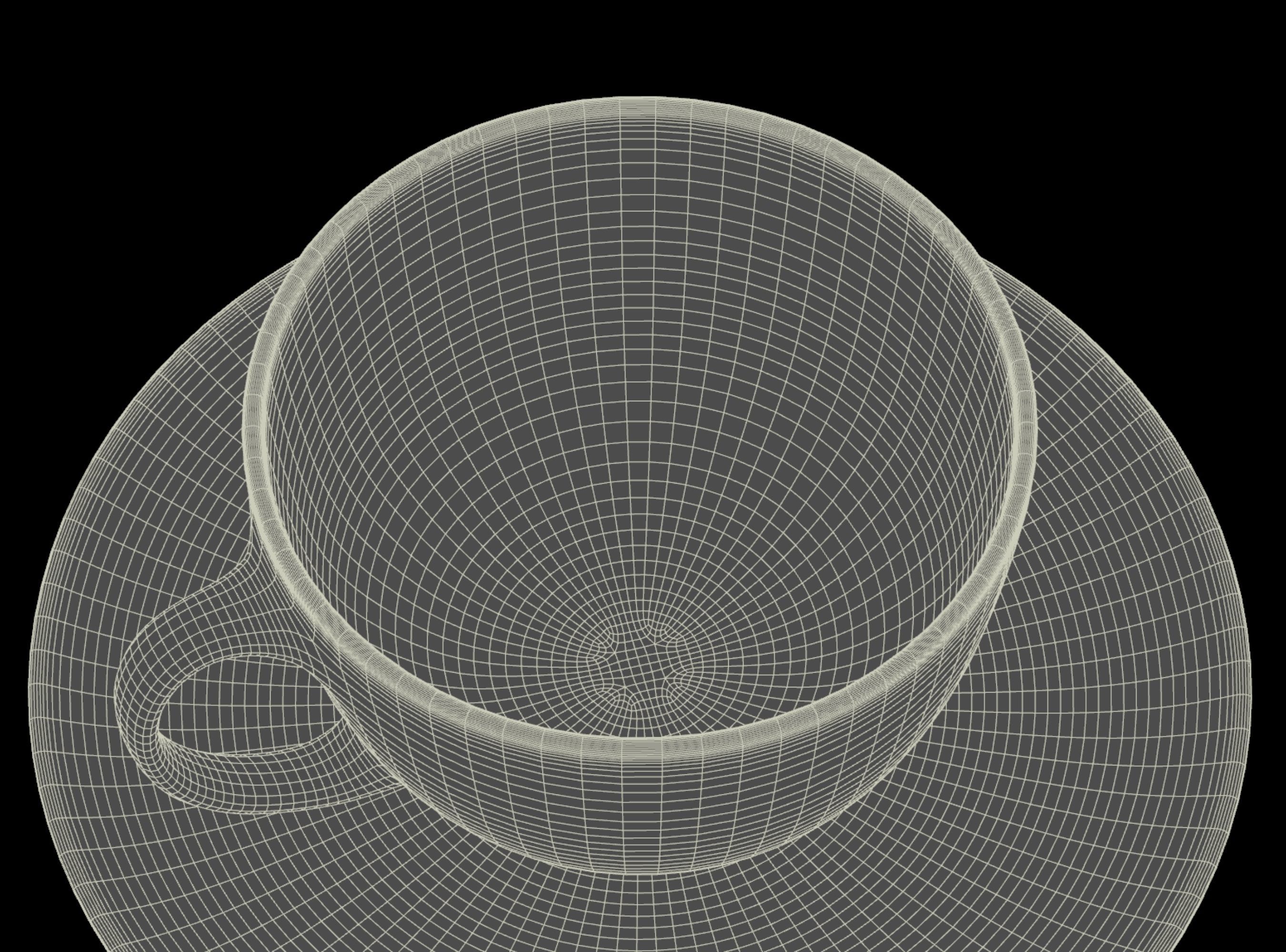 Teacup and Saucer 3D model_18