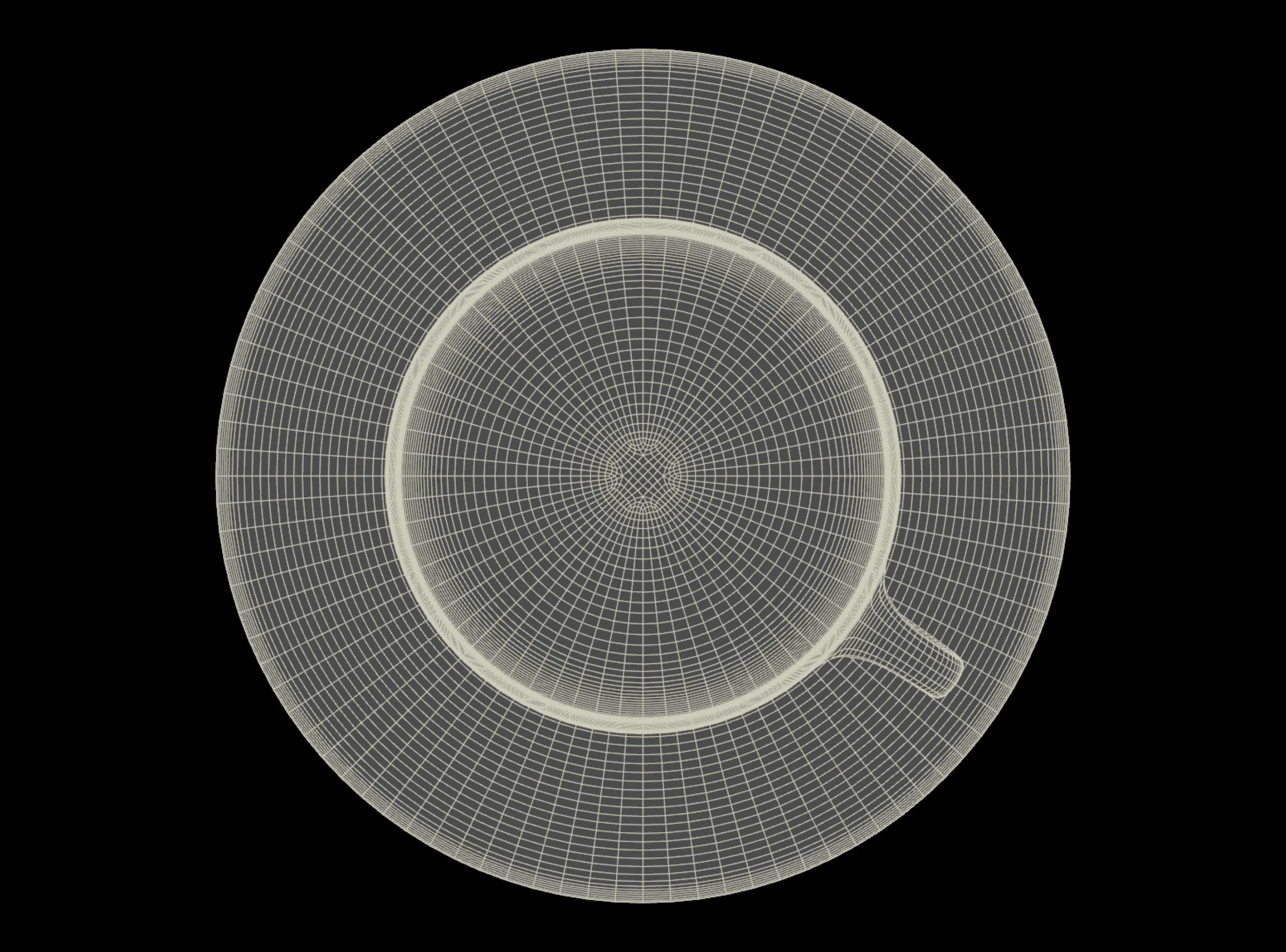 Teacup and Saucer 3D model_19