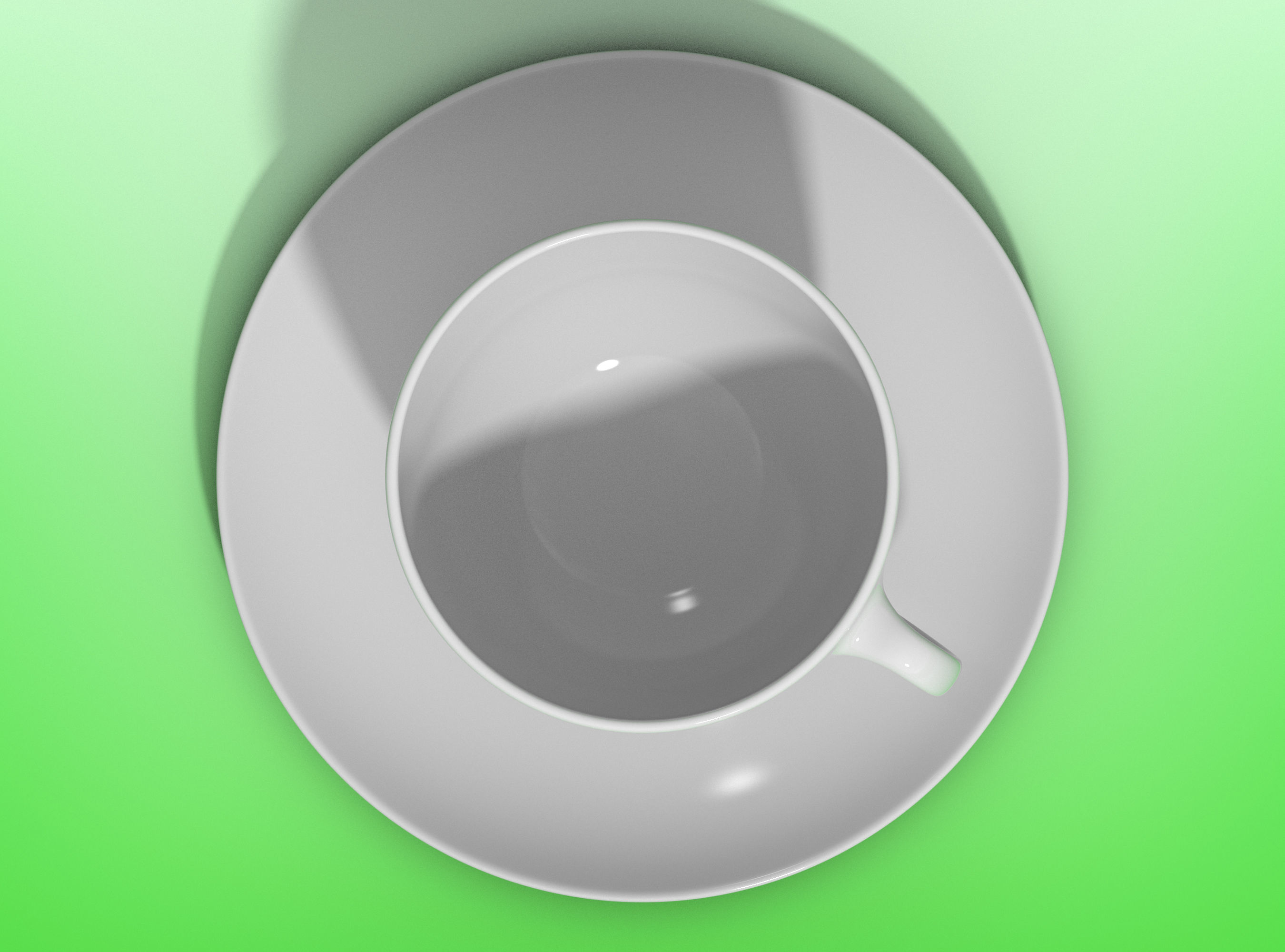 Teacup and Saucer 3D model_4