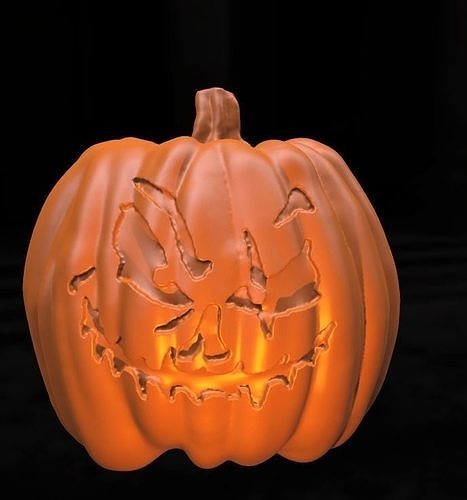 Jack-O-Lantern Solid 3D print model