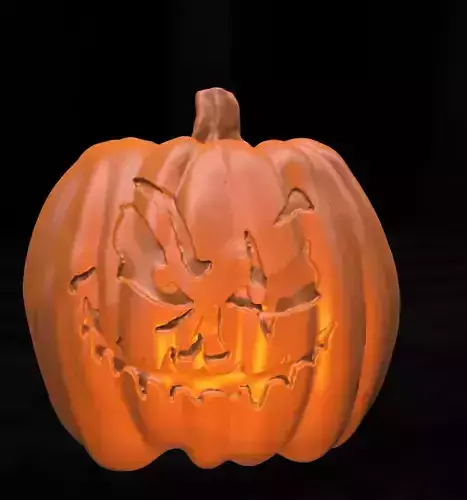 Jack-O-Lantern Solid 3D print model