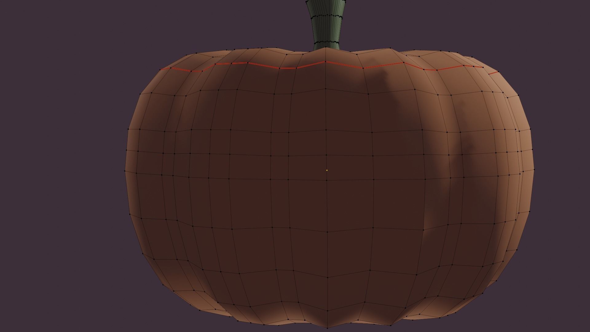 Low-Poly Halloween Pumpkin Low-poly 3D model_17