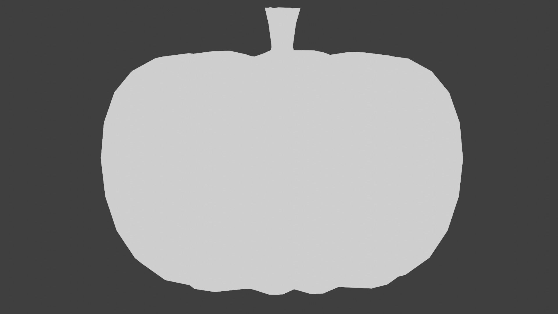 Low-Poly Halloween Pumpkin Low-poly 3D model_11