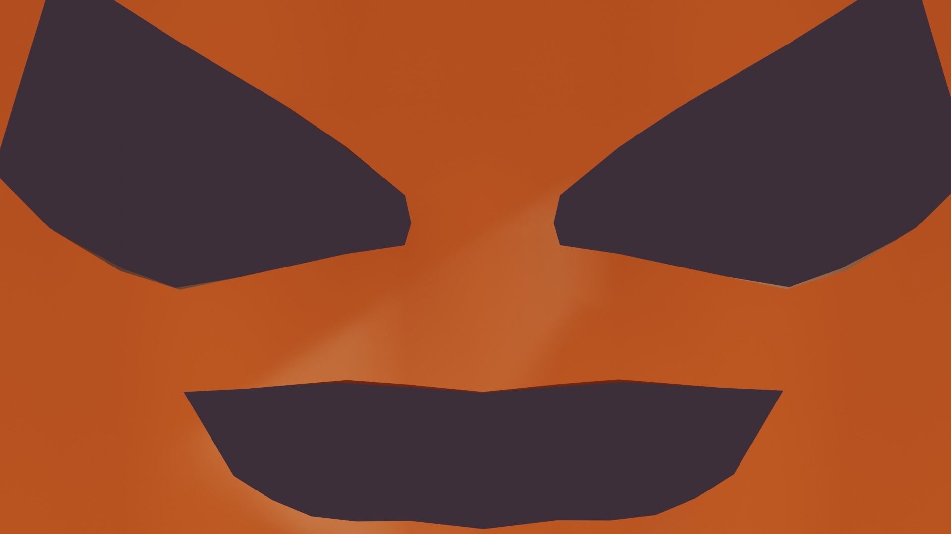 Low-Poly Halloween Pumpkin Low-poly 3D model_12