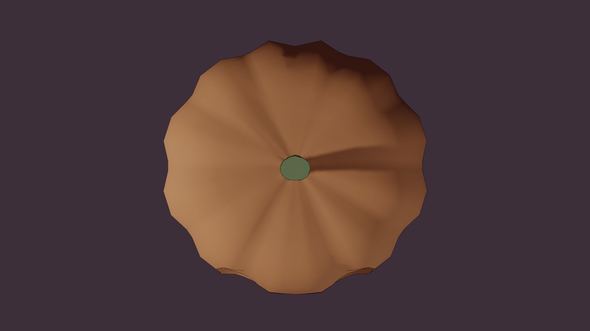 Low-Poly Halloween Pumpkin Low-poly 3D model_6