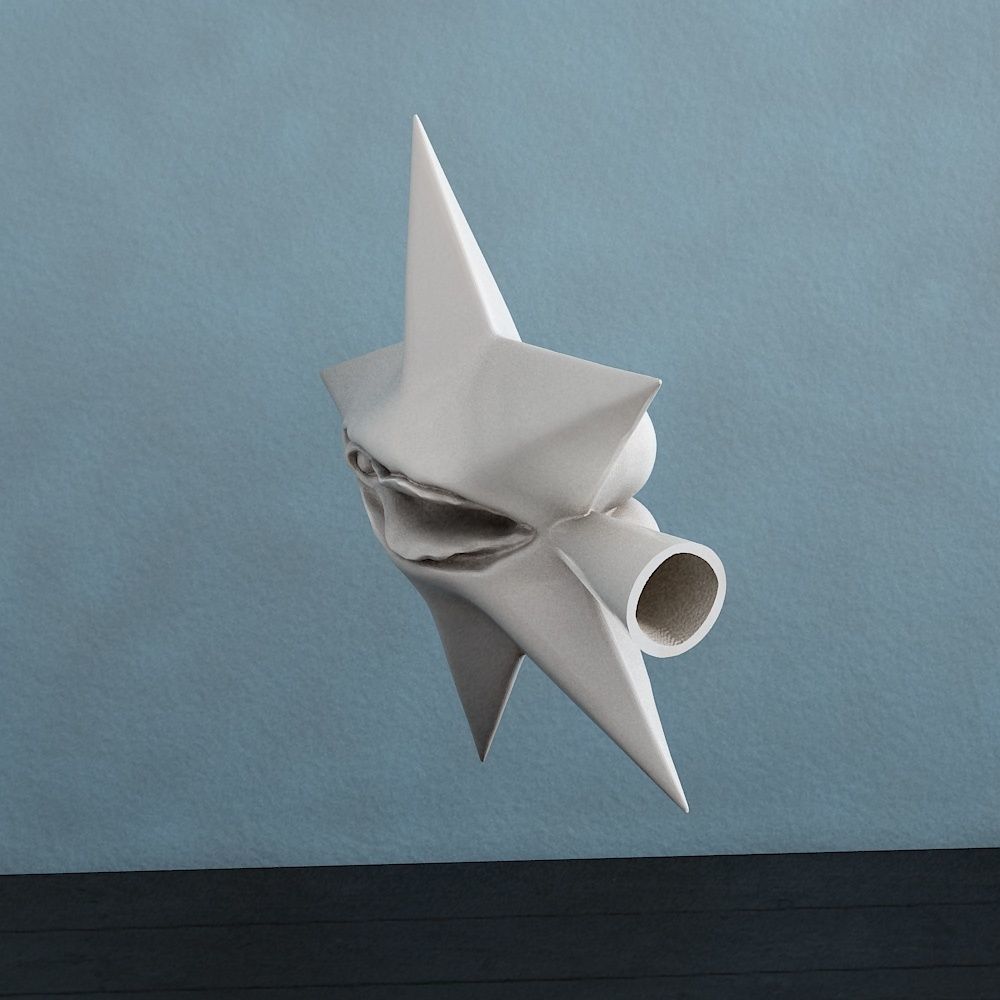 Star vagina 3D print model_2