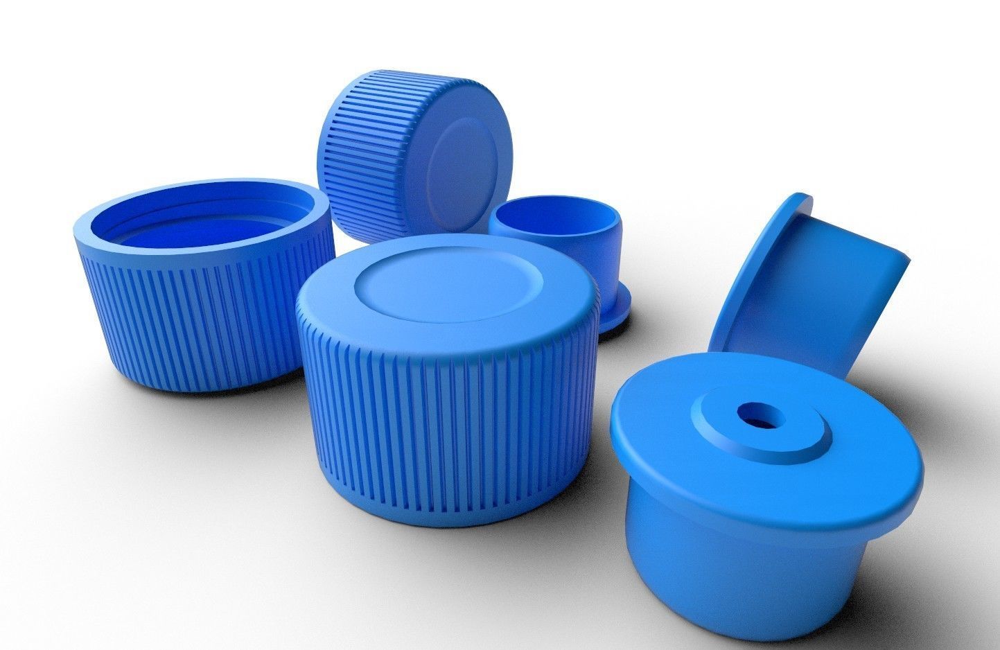 Bottle Lid 01B 3D model_1
