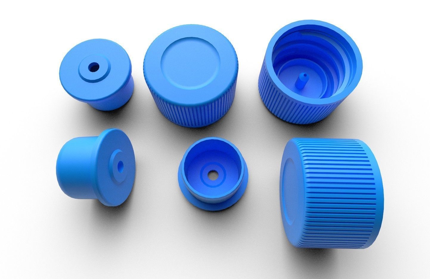 Bottle Lid 01B 3D model_3