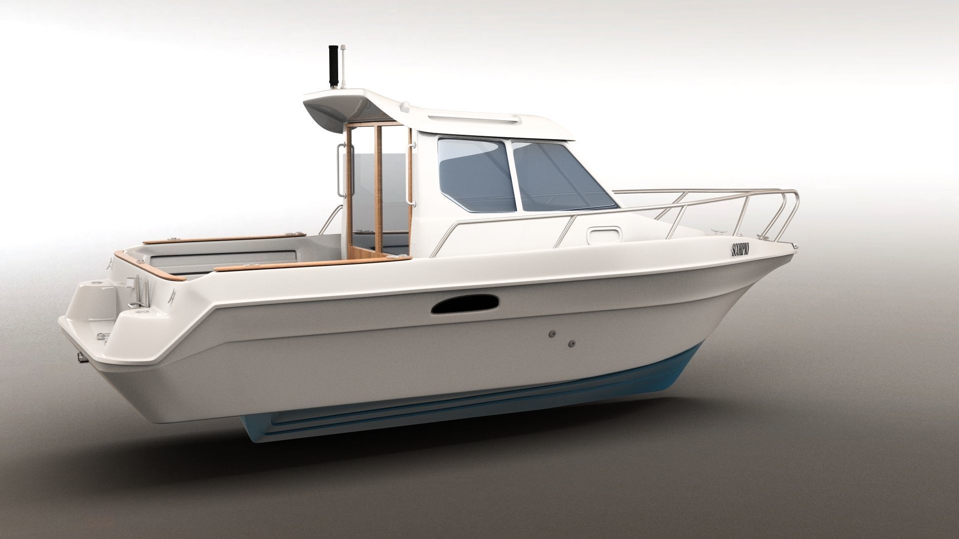 Scorpio Boat 3D model_6