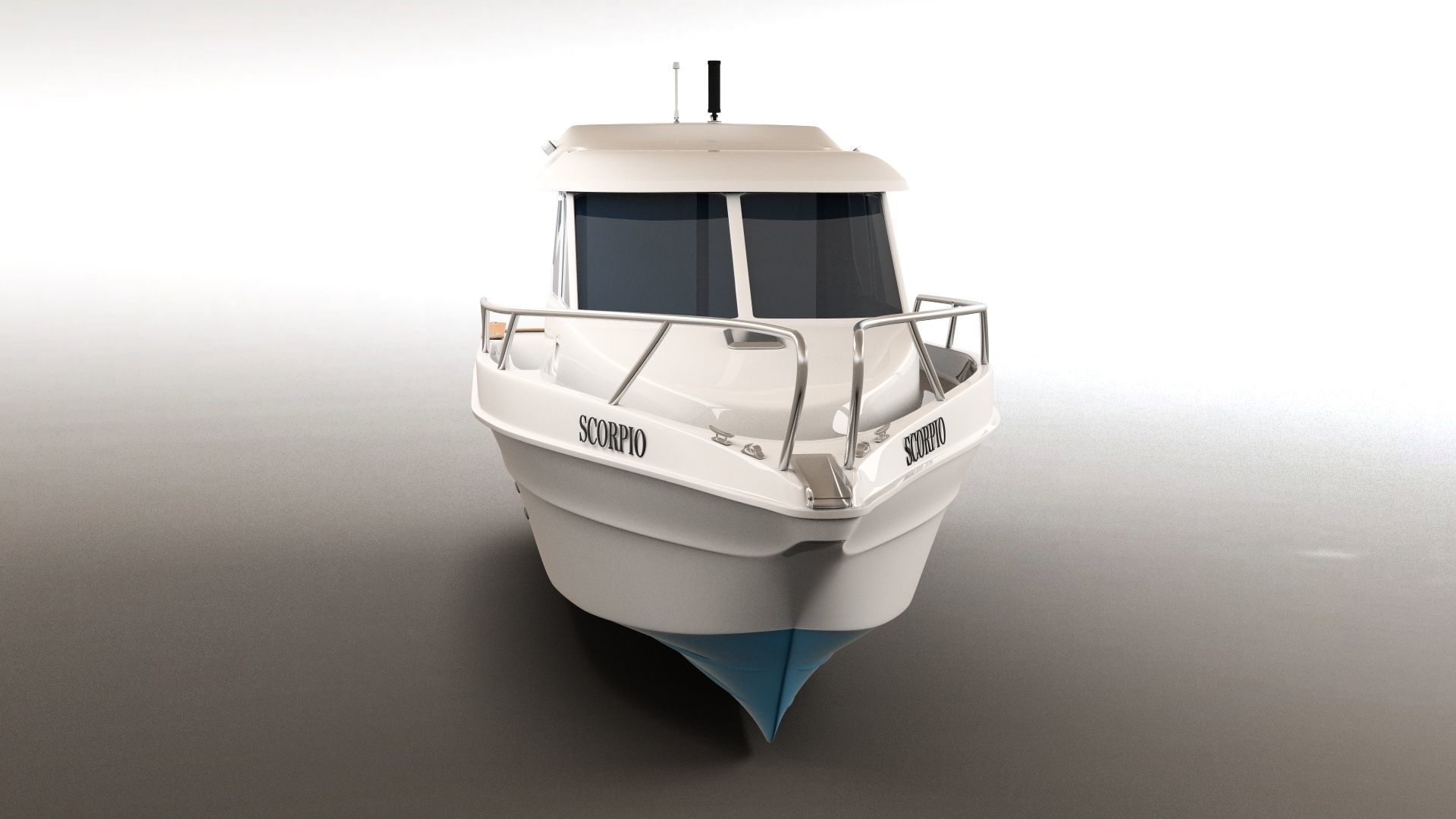 Scorpio Boat 3D model_9