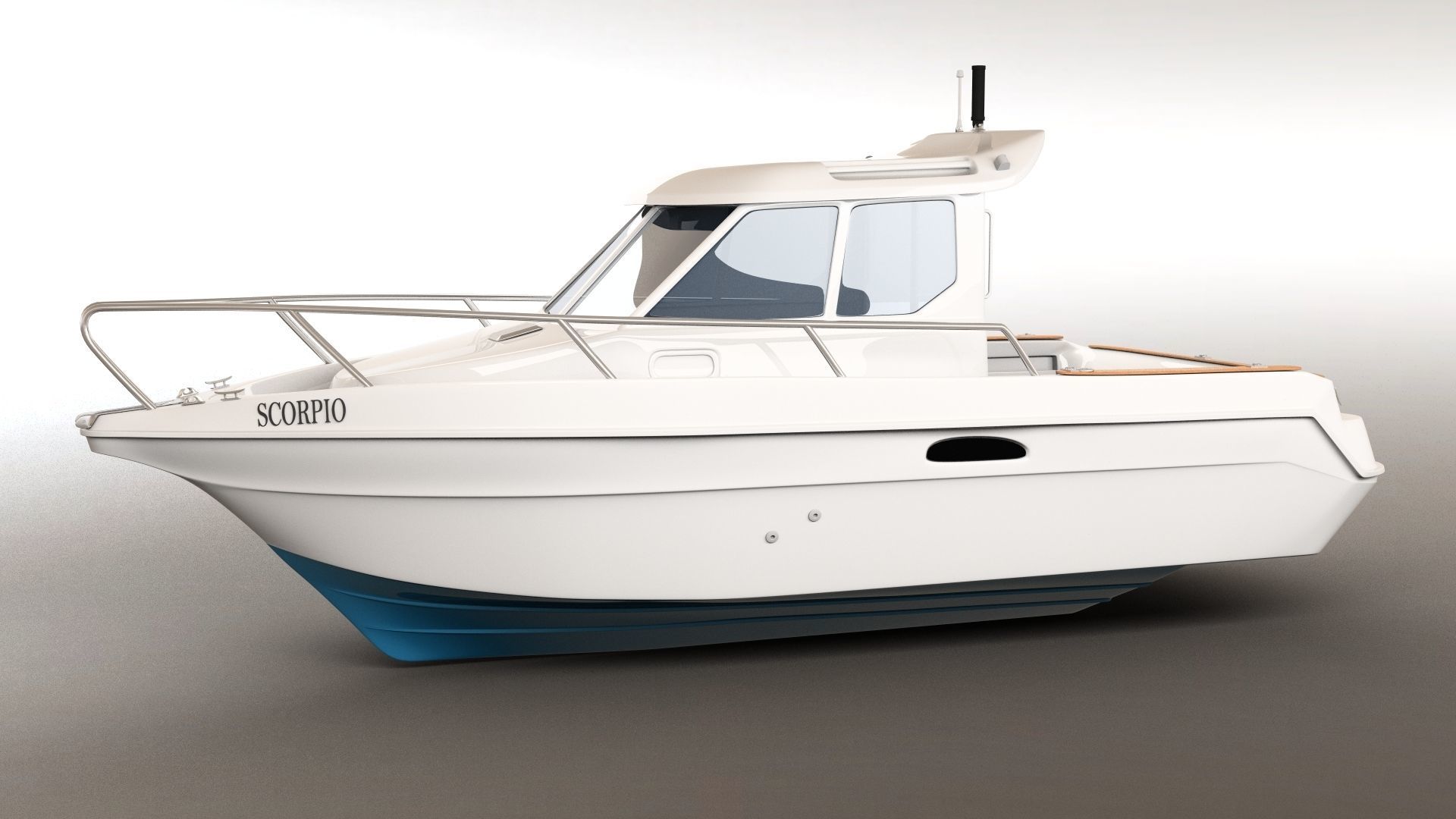Scorpio Boat 3D model_1