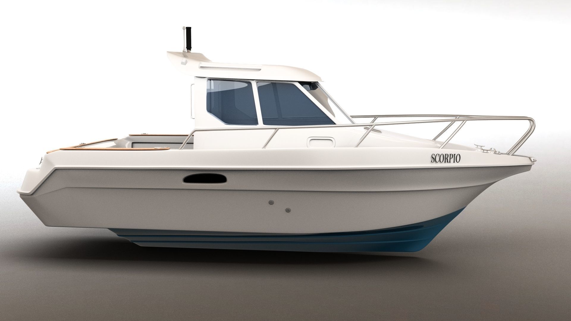 Scorpio Boat 3D model_7