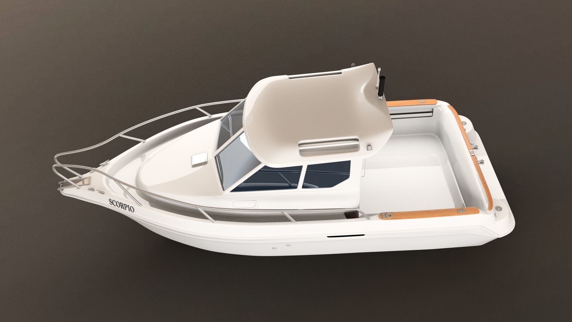 Scorpio Boat 3D model_11