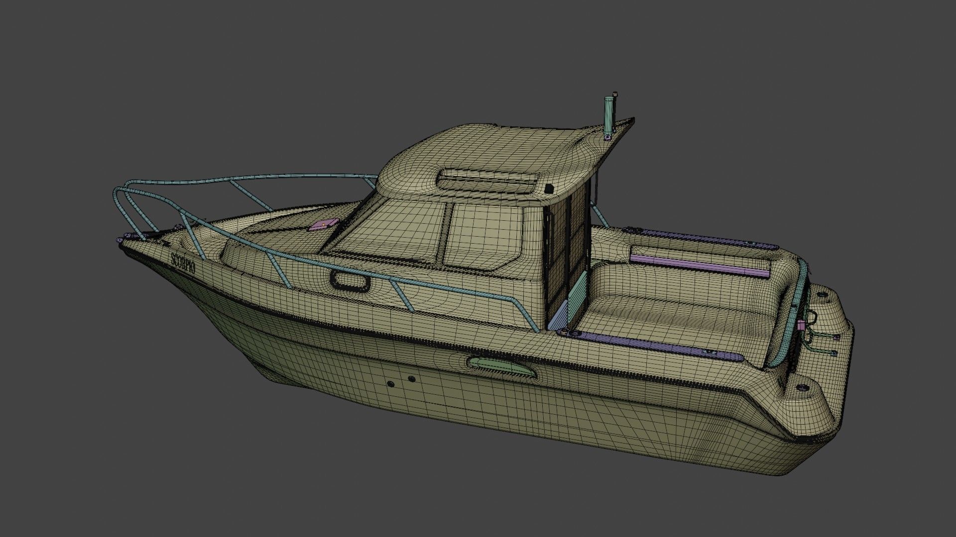 Scorpio Boat 3D model_18