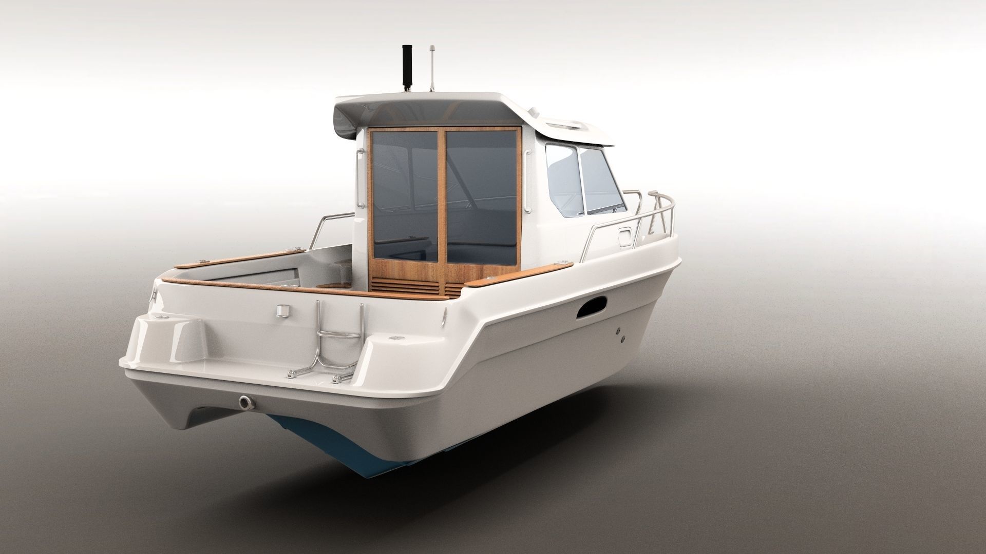 Scorpio Boat 3D model_5
