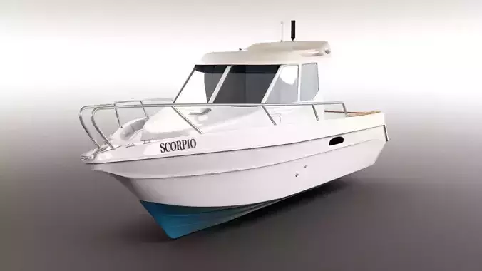 Scorpio Boat 3D model