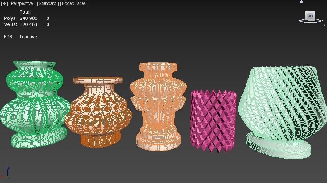 Vases Decorative 3D model_6