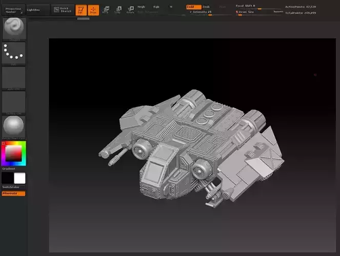 DEATH FROM THE SKY SET 8 Epic - Armageddon Arvusian Fighter