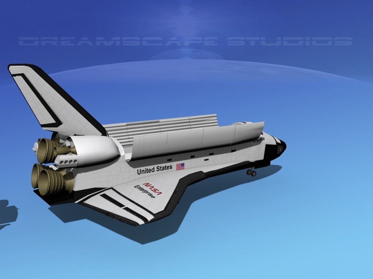 Space Shuttle Enterprise Landing MP 2-3 3D model_4
