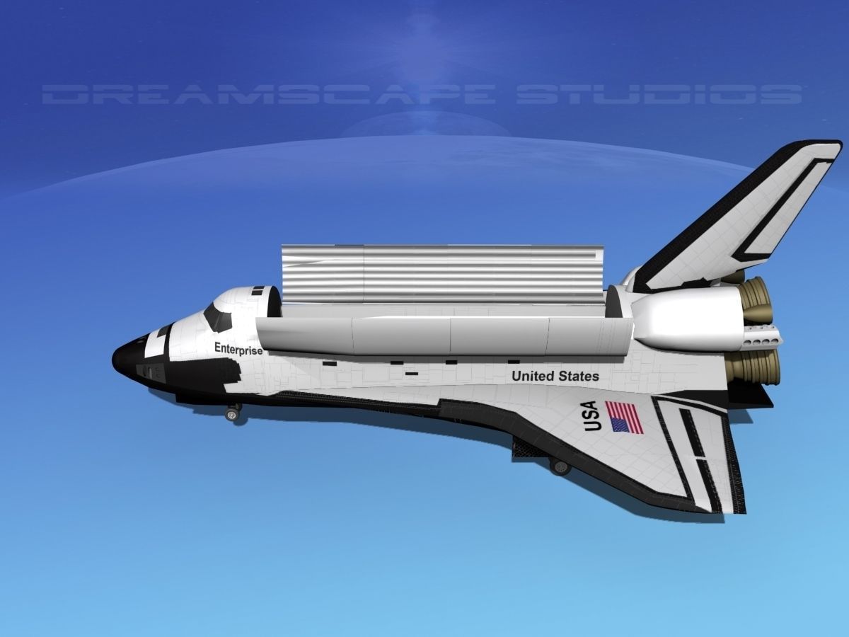 Space Shuttle Enterprise Landing MP 2-3 3D model_7