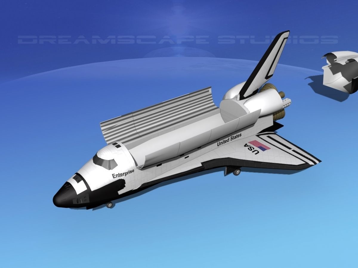 Space Shuttle Enterprise Landing MP 2-3 3D model_8