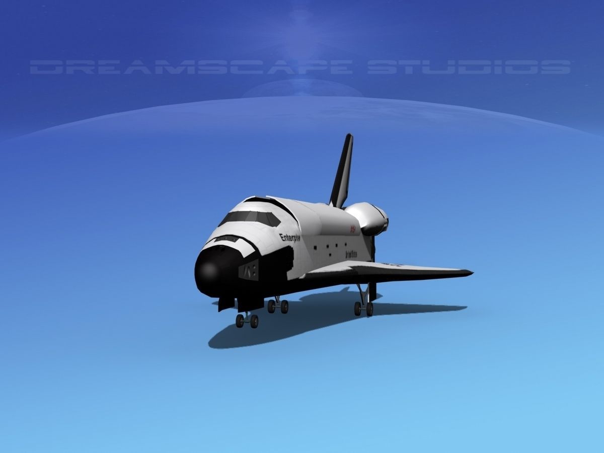 Space Shuttle Enterprise Landing MP 2-3 3D model_1