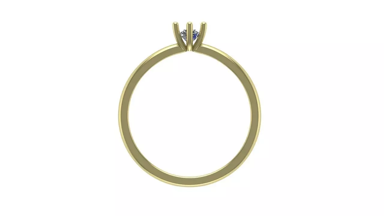 Engagement ring  3D print model_0